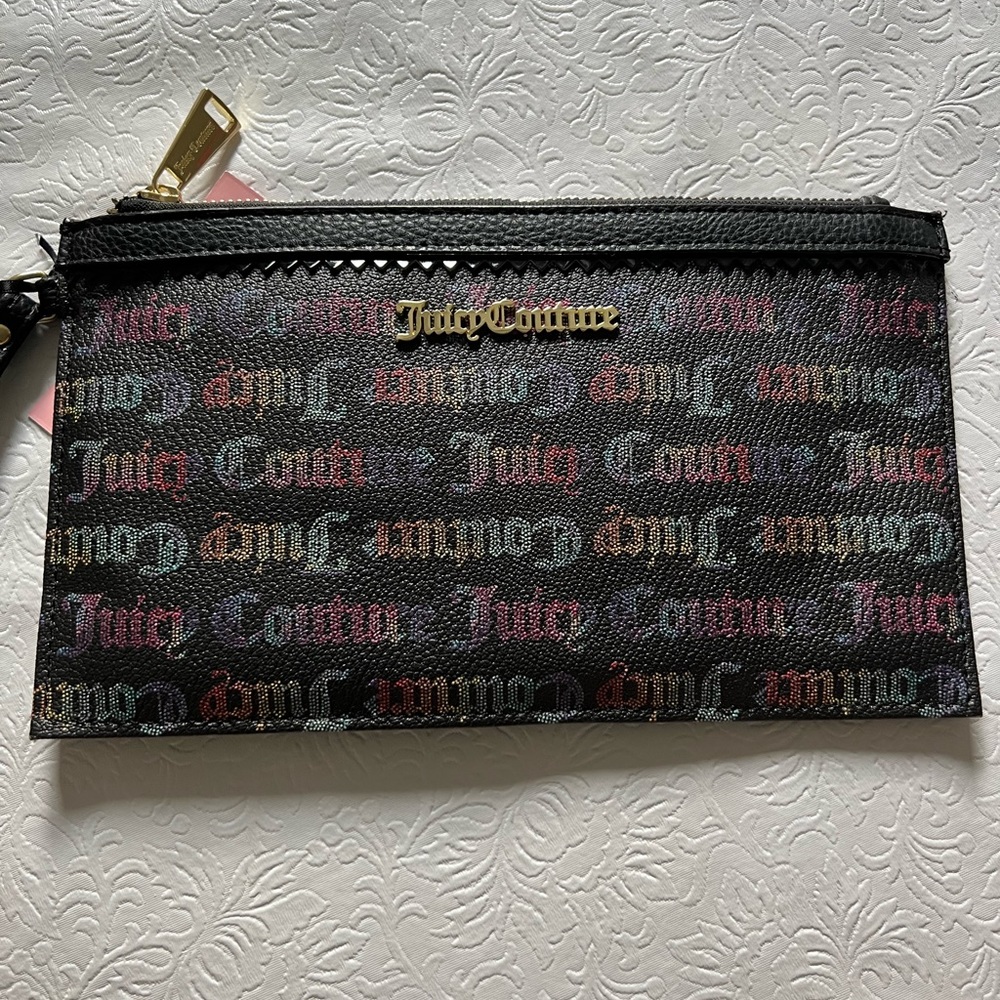 Rainbow Black it's a man's World Wristlet
